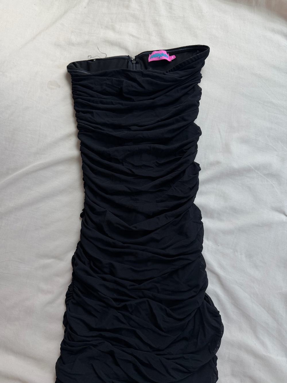 Edikted Ruched Mini Dress Strapless